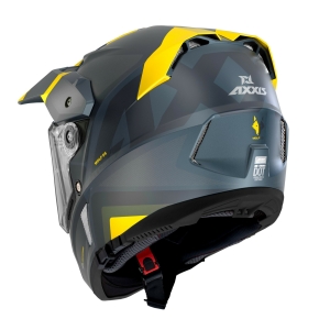 Casca adventure/touring/off road Axxis model Wolf DS Hydra C17 albastru mat - tip viziera: MT-V-20 - Albastru mat , M (57/58cm)