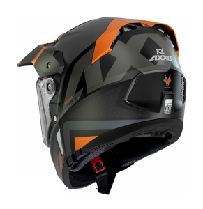 Casca adventure/touring/off road Axxis model Wolf DS Hydra B4 portocaliu mat - tip viziera: MT-V-20 - Portocaliu fluor mat , XXL (63/64cm)