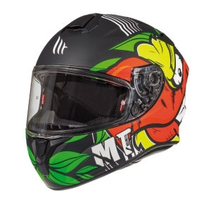 Casca integrala motociclete MT Targo Truck A2 galben fluor mat – tip MT-V-14 - Galben fluor mat , XS (53/54cm)