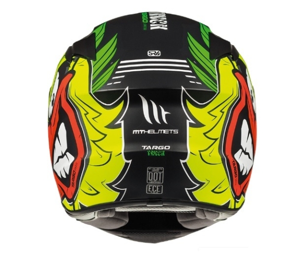 Casca integrala motociclete MT Targo Truck A2 galben fluor mat – tip MT-V-14 - Galben fluor mat , L (59/60cm), 2