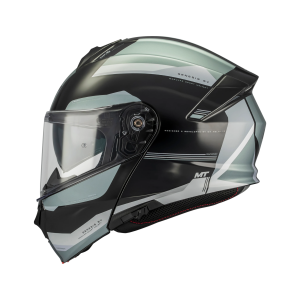 Casca modulabila MT Genesis SV Raccoon B12 verde lucios Pinlock ready - omologare noua ECE 22.06 - tip viziera: MT-V-25 - M (57/58cm)