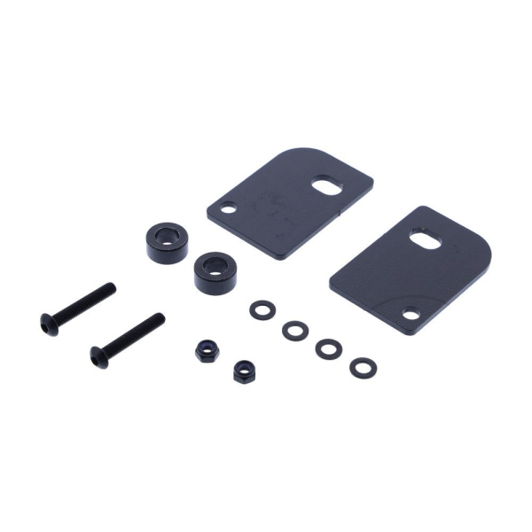 Prinderi portbagaj metalic spate (adaptoare) Piaggio Liberty - Liberty S IGET (24-26) 4T AC 50-125-150cc - (culoare: negru), 2