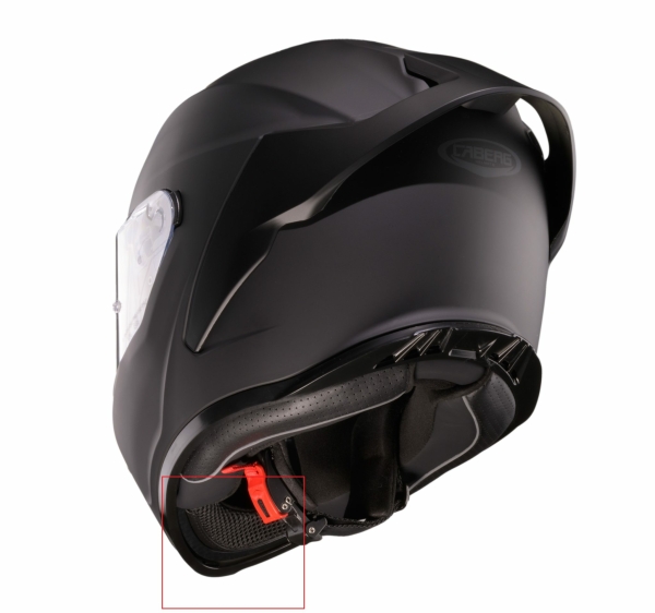 Protectie barbie anti-vant (chin guard) casca integrala Caberg model Roxter - toate graficile