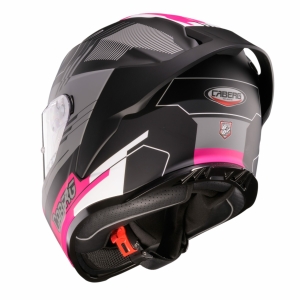 Casca integrala Caberg model Roxter Colt S2 negru/fuchsia (roz)/gri mat Pinlock ready - Negru/fuchsia (roz)/alb mat , M (57/58cm)