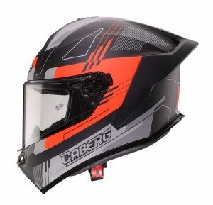 Casca integrala Caberg model Roxter Colt R9 negru/rosu/gri mat Pinlock ready - Negru/rosu/gri mat , XS (53/54cm)