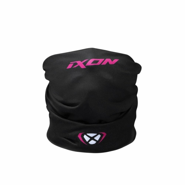 Guler (protectie termica gat - necktube) All season Ixon model Void MS - culoare: negru/alb/fuchsia