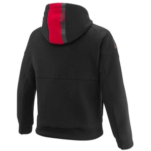 Geaca (hanorac tip hoodie) motociclete copii Urban Ixon vara model Touchdown Kids culoare: negru/rosu - Negru/rosu , 12 ani