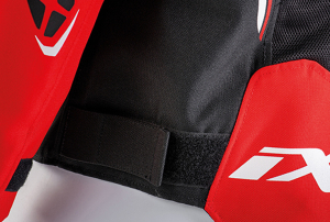 Geaca (jacheta) motociclete copii Racing/Roadster Ixon vara model Striker AIR KID culoare: negru/alb/rosu - Negru/alb/rosu , 14 ani