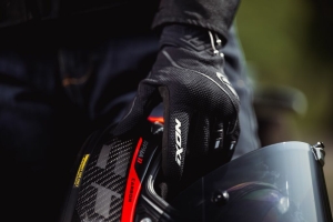 Manusi barbati Roadster vara Ixon model Hurricane 2 MS culoare: negru/alb – degete tactile - Negru/alb , 2XL (11/12)