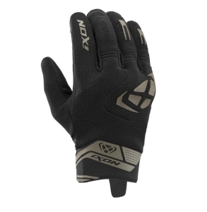 Manusi barbati Roadster vara textil/piele Ixon model MIG 2 MS culoare: negru/khaki  - degete tactile - Negru/khaki , L (9/10)