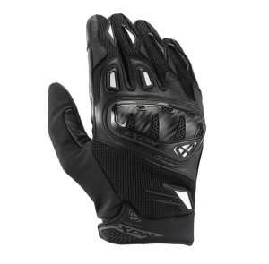 Manusi barbati Roadster vara piele/textil Ixon model Rise Air 2 MS culoare: negru/alb - degete tactile - Negru/alb , S (7/8)