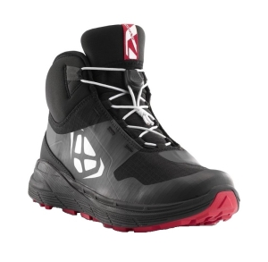 Ghete moto Urban/Adventure barbati All Season Ixon model Snake WP MS culoare: negru/alb/rosu - Negru/alb/rosu , 40