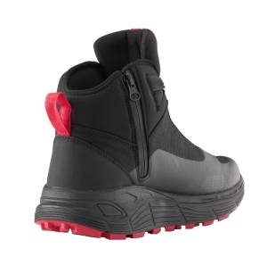 Ghete moto Urban/Adventure barbati All Season Ixon model Snake WP MS culoare: negru/alb/rosu - Negru/alb/rosu , 45