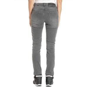 Blugi (jeans) moto femei Ixon model Billie LS culoare: gri (washed grey) (Cordura® Denim) - Slim Fit - clasa AA - Gri , US30
