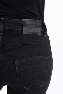 Blugi (jeans) moto femei Ixon model Billie LS culoare: negru (Cordura® Denim) - Slim Fit - clasa AA - Negru , US34