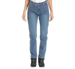 Blugi (jeans) moto femei Ixon model Dany LS culoare: albastru (stonewash) (Cordura® Denim) - Regular - clasa AA - Albastru , US28
