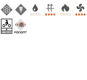 Geaca (hanorac tip hoodie) motociclete barbati Urban Ixon vara model Touchdown Air MS culoare: negru/rosu - Negru/rosu , L