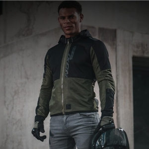 Geaca (jacheta) motociclete barbati Urban Ixon vara model Park Air MS culoare: khaki/negru - Khaki/negru , S