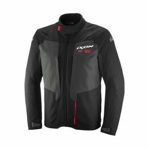 Geaca (jacheta) motociclete barbati Touring/Adventure Ixon All season model TYR MS culoare: negru/antracit/rosu - Negru/antracit/rosu , XL