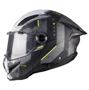 Casca modulabila (flip-up) Axxis GhostFighter SV D29 B2 gri mat (ochelari soare integrati) Pinlock Ready – tip viziera: MT-V-36 - Gri mat , XL (61/62cm)