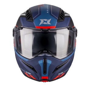 Casca modulabila (flip-up) Axxis GhostFighter SV Sleek B7 albastru mat (ochelari soare integrati) Pinlock Ready – tip viziera: MT-V-36 - Albastru mat , S (55/56cm)