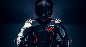 Costum (combinezon) motociclete barbati piele Ixon vara model Demonio culoare: negru/alb/rosu - Negru/alb/rosu , XL