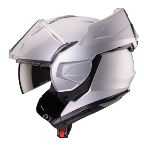 Casca modulabila (flip-back) Caberg model Trip SV 54 gri mat Pinlock ready - lentila Pinlock inclusa - Gri mat , L (59/60cm)