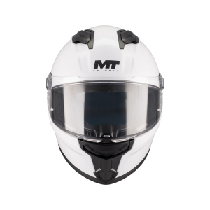 Casca integrala MT Stinger 2 Kids Pure A0 alb lucios - tip viziera: MT-V-28B - casca de copii - Alb lucios , S kids (49/50cm)