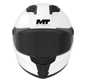 Casca integrala MT Stinger 2 Kids Pure A0 alb lucios - tip viziera: MT-V-28B - casca de copii - Alb lucios , S kids (49/50cm)