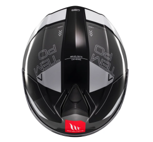 Casca modulabila MT Genesis SV Atempo B2 negru/gri lucios Pinlock ready - omologare noua ECE 22.06 - tip viziera: MT-V-25 - Negru/gri lucios , L (59/60cm)