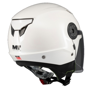 Casca open face MT Lite Kids Pure A0 alb lucios - casca de copii - Alb lucios , L kids (53/54cm)