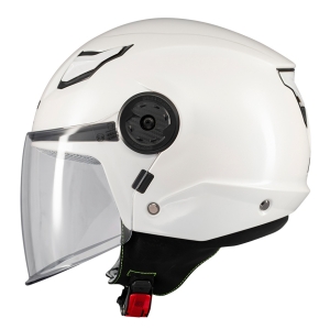 Casca open face MT Lite Kids Pure A0 alb lucios - casca de copii - Alb lucios , M kids (51/52cm)