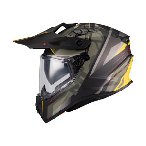 Casca touring/adventure MT model Track SV Questor B6 verde military mat – tip viziera: HS 12 - Verde Military mat , S (55/56cm)