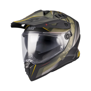 Casca touring/adventure MT model Track SV Questor B6 verde military mat – tip viziera: HS 12 - Verde Military mat , M (57/58cm)