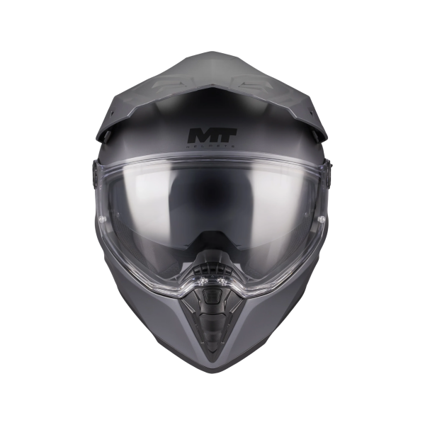 Casca touring/adventure MT model Track SV Pure A2 gri mat – tip viziera: HS 12 - Gri mat , XS (53/54cm), 3
