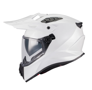 Casca touring/adventure MT model Track SV Pure A0 alb lucios – tip viziera: HS 12 - Alb lucios , XXL (63/64cm)