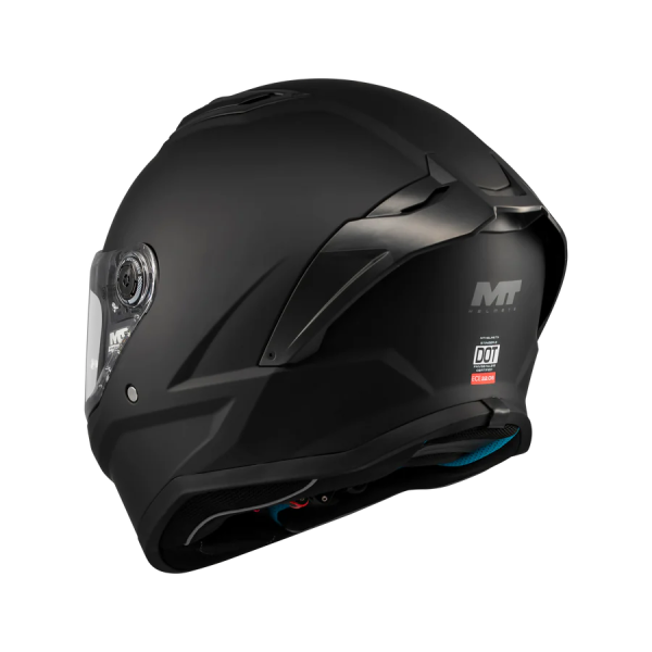 Casca integrala MT Stinger 2 Kids Pure A1 negru mat - tip viziera: MT-V-28B - casca de copii - Negru mat , L kids (53/54cm), 4