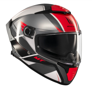 Casca integrala MT Thunder 4 SV Freeway A5 gri lucios (ochelari soare integrati) - tip viziera: MT-V-28B - Gri lucios , XS (53/54cm)