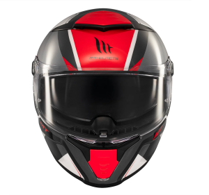 Casca integrala MT Thunder 4 SV Freeway A5 gri lucios (ochelari soare integrati) - tip viziera: MT-V-28B - Gri lucios , S (55/56cm)