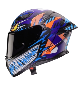 Casca integrala Caberg model Drift Evo II SV Nobo R5 negru/rosu/albastru/mov mat Pinlock ready - lentila Pinlock inclusa - Negru/rosu/albastru/mov mat , XS (53/54cm)