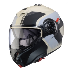 Casca modulabila (flip-up) Caberg model Duke Evo SV Indy P8 sand (nisipiu)/negru/gri mat Pinlock ready - lentila Pinlock inclusa - Sand (nisipiu)/negru/gri mat , XS (53/54cm)