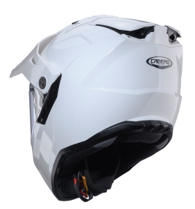 Casca adventure/off road Caberg model Tanami SV A1 alb lucios Pinlock ready - lentila Pinlock inclusa - Alb lucios , M (57/58cm)