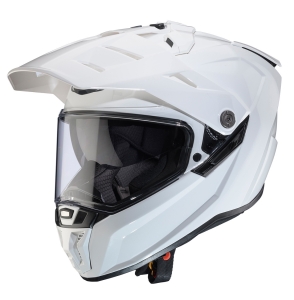 Casca adventure/off road Caberg model Tanami SV A1 alb lucios Pinlock ready - lentila Pinlock inclusa - Alb lucios , XXL (63/64cm)
