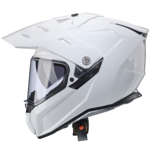 Casca adventure/off road Caberg model Tanami SV A1 alb lucios Pinlock ready - lentila Pinlock inclusa - Alb lucios , S (55/56cm)