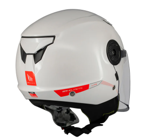 Casca open face MT Lite Kids A0 alb lucios - casca de copii - Alb lucios , L kids (53/54cm)