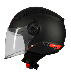 Casca open face MT Lite Kids A1 negru mat - casca de copii - Negru mat , L kids (53/54cm)