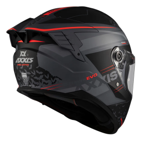 Casca integrala Axxis Hawk Evo SV Dark Justice C1 gri mat (ochelari soare integrati) - tip viziera: MT-V-31 - Gri mat , XL (61/62cm)