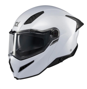 Casca modulabila (flip-up) Axxis GhostFighter SV A0 alb lucios (ochelari soare integrati) Pinlock Ready – tip viziera: MT-V-36 - Alb lucios , XXL (63/64cm)