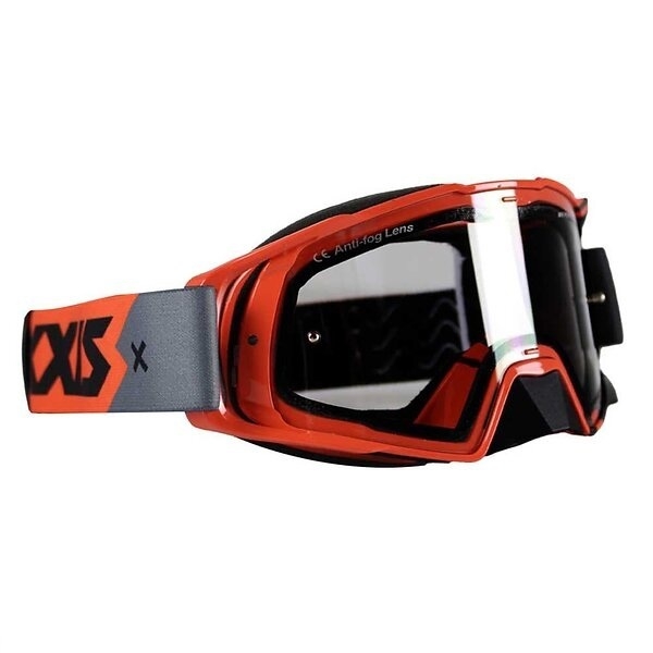 Ochelari Axxis Off road (cross-enduro) MX EVO Strap A4 orange - culoare: portocaliu
