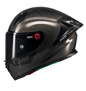 Casca integrala MT KRE+ S Pure Carbon A1 negru lucios - 100% carbon - FIM approved - omologare noua ECE 22.06 - Carbon , XS (53/54cm)